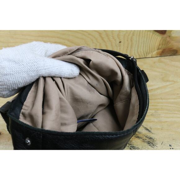 American Leather Co Backpack Black Leather Liberty Bag - Picture 9 of 12